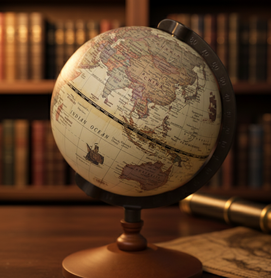 World Globe Mapa Home Decor